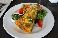 Omelette tomate poivron